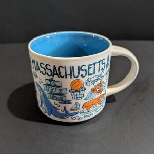 Starbucks Massachusetts Been There Series Coffee Mug 14 oz Across The Globe